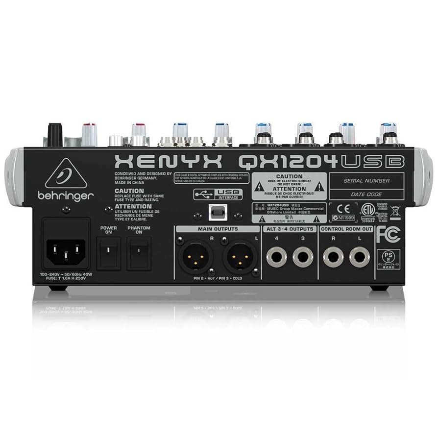 H*,様 ベリンガー アナログミキサー USBオーディオインターフェースQX12 H*,様 ベリンガー アナログミキサー USBオーディオ